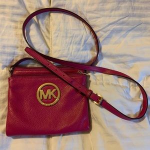 Pink Michael Kors crossbody